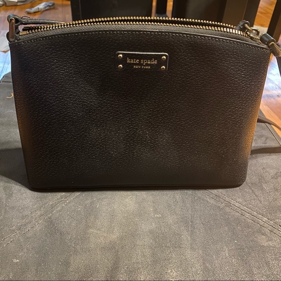 Kate spade black leather crossbody purse - Picture 4 of 9